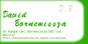 david bornemissza business card